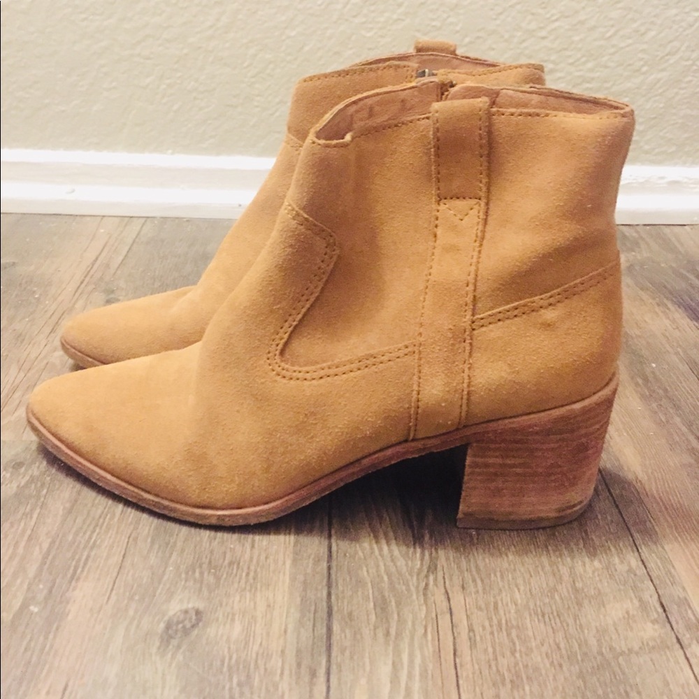 Madewell suede booties